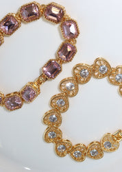 Maddy Diamond Stones Golden Bracelet