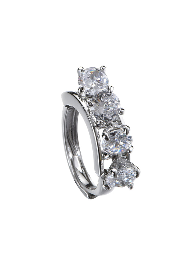 Mia Silver Diamond Ring