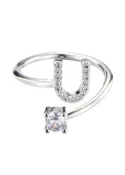 Foufou Alphabet Diamond Ring