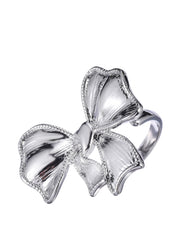 Mako Bow Silver Ring