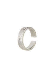 Glittering Petra Ring - White