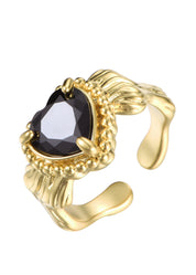 Anillo Dan Corazón Negro