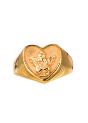 Oh Angel Heart Golden Ring