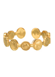 Anillo Dorado Janice Golden Coins