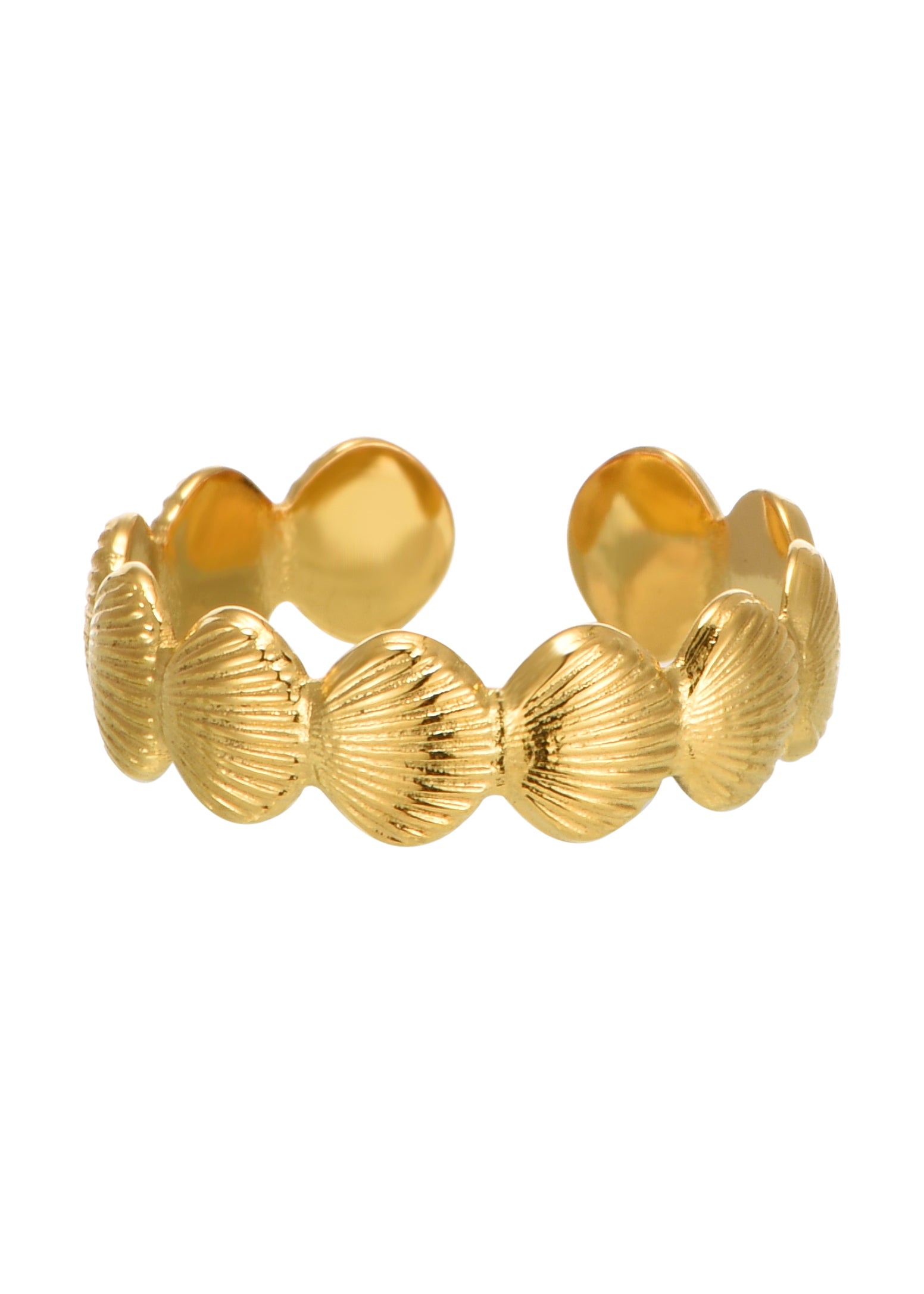 Sid Golden Shell Ring