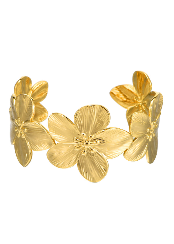 Jungle Flower Siesta Golden Bracelet