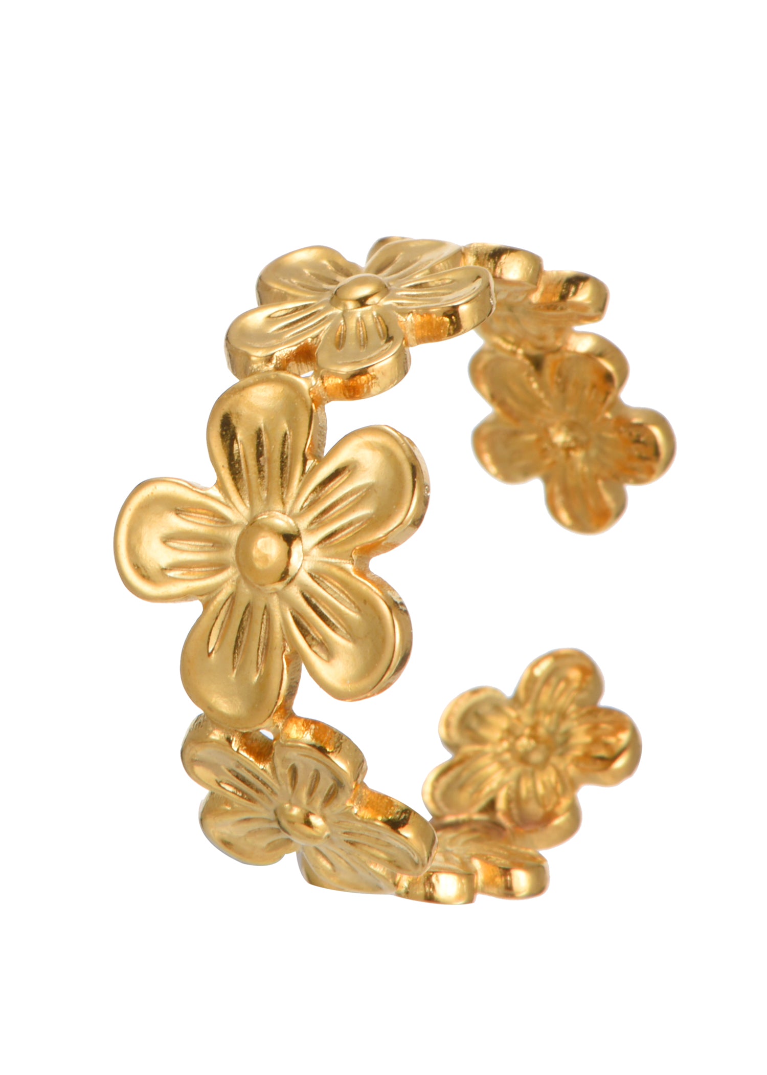 Jungle Flower Golden Ring