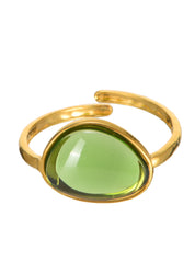 Kaya Green Stone Summer Ring