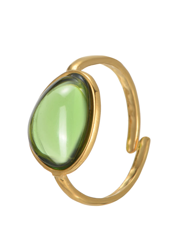 Kaya Green Stone Summer Ring