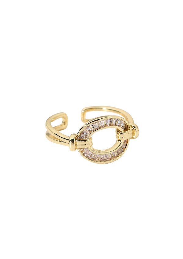 Alexine Diamond Golden Ring