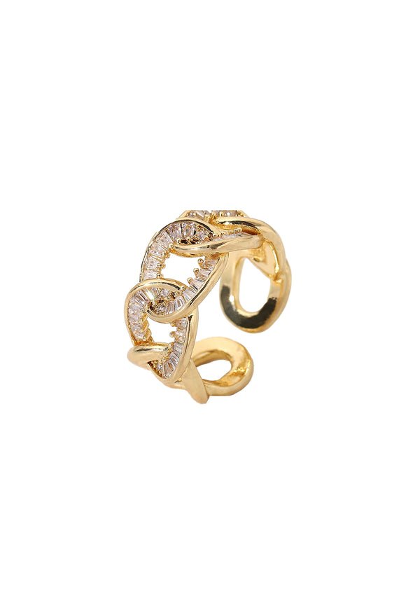 Alivia Diamond Golden Ring