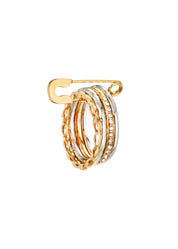 Minnie Golden Silver Ring