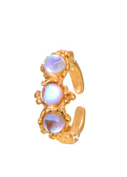 Marry Moonstone Golden Ring