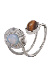 Yann Natural Stone Adjustable Ring II