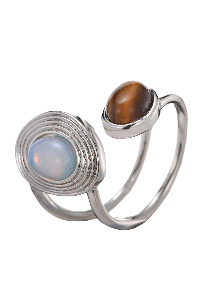 Yann Natural Stone Adjustable Ring II