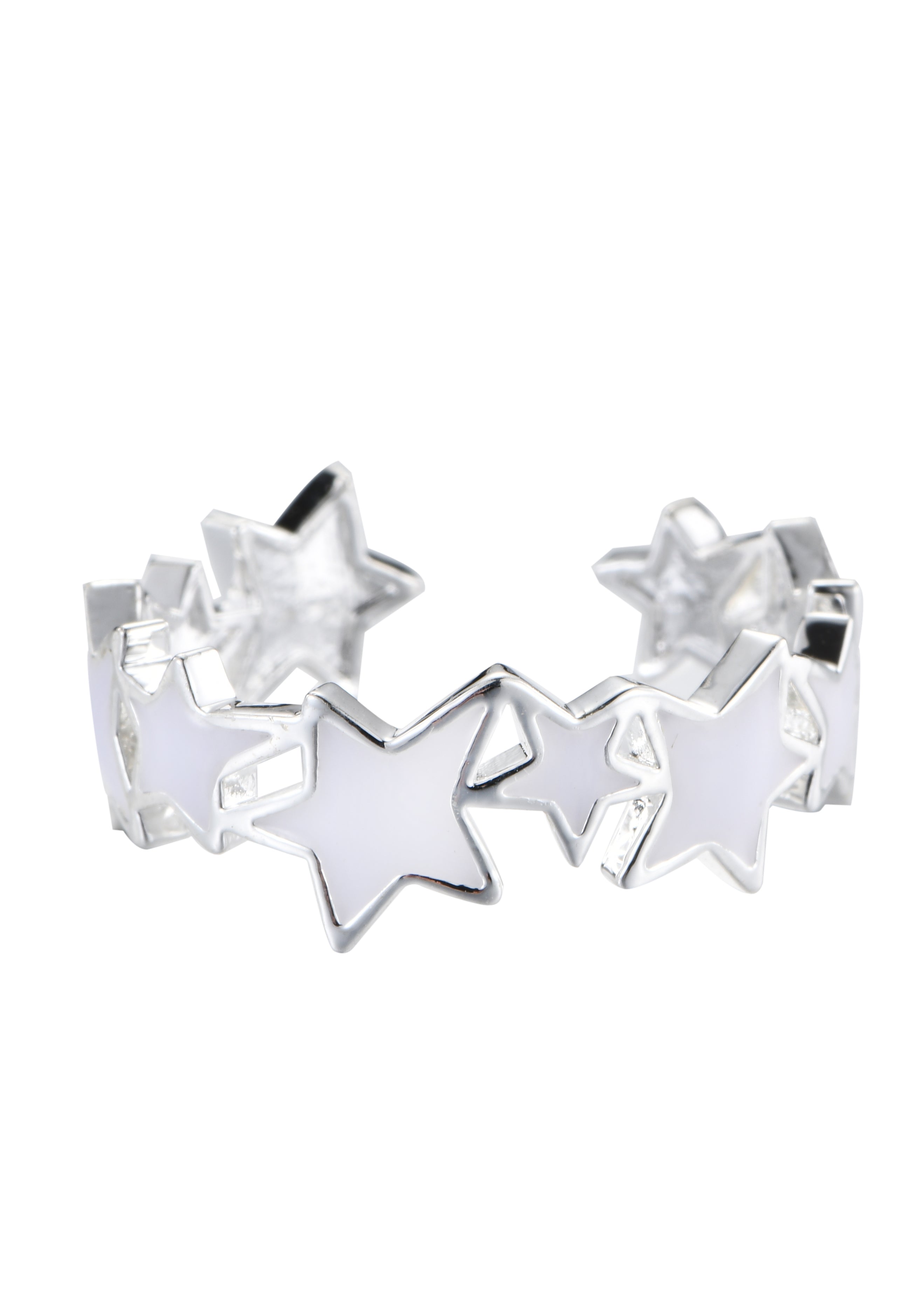 Star Street White Ring