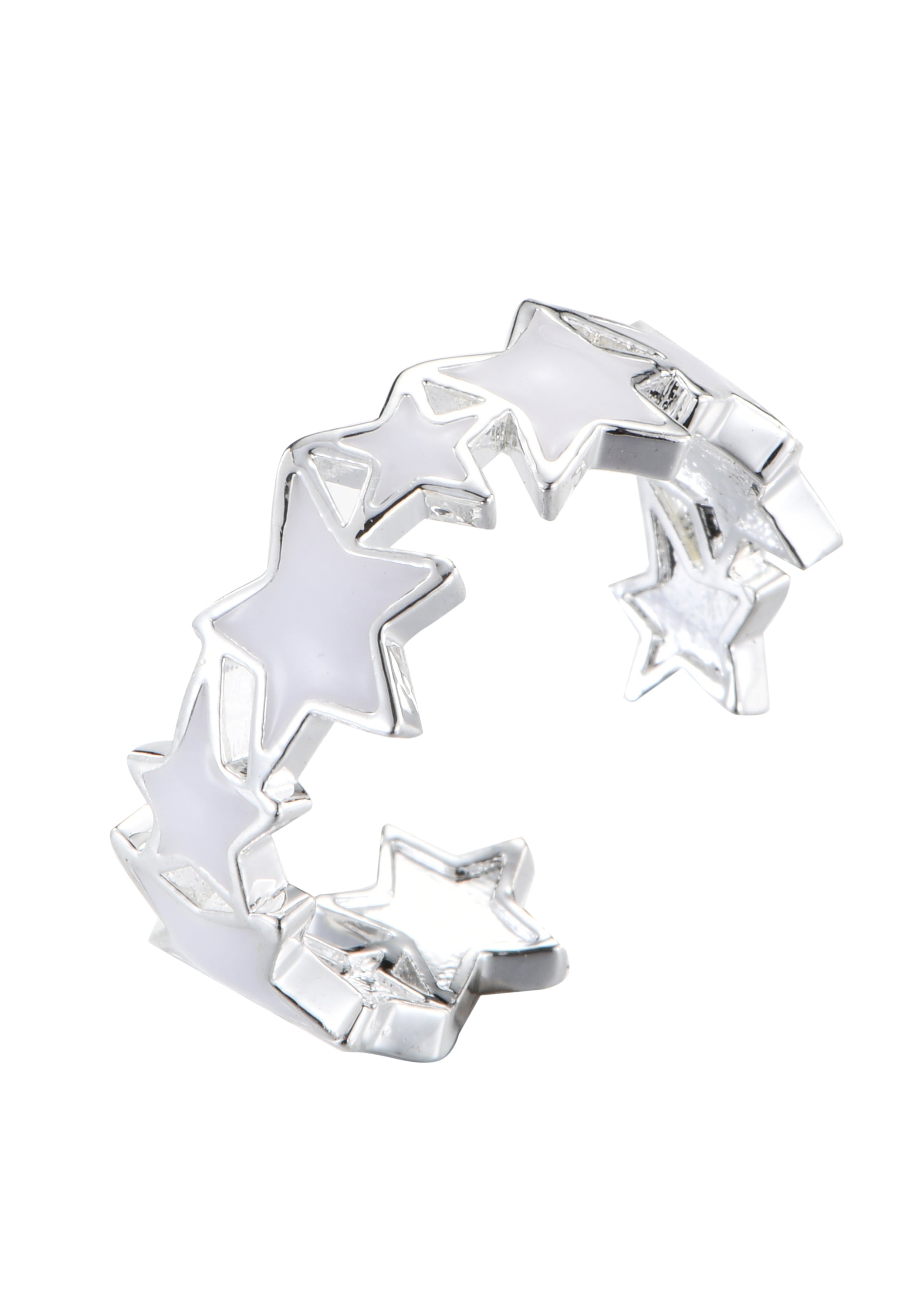 Anillo Star Street Blanco