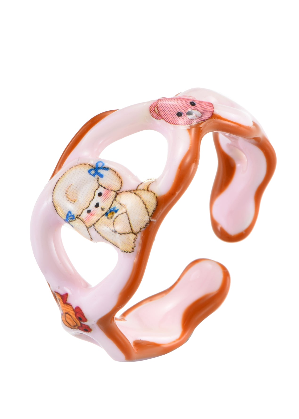 Momo Ring IV - Pink Bear Doggie