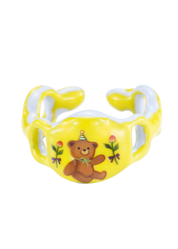 Momo Ring VI - Yellow Bear Party