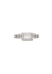 Val Silver Ring - Carre