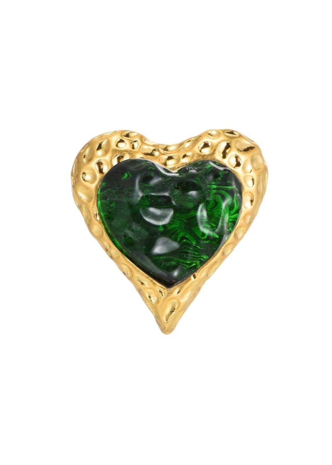 Adam Love In All Shape Green Ring