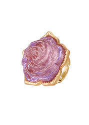 Night Dream Pink Rose Ring