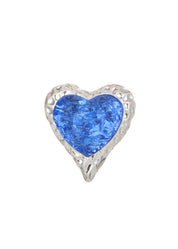 Adam Love In All Shape Blue Ring - Silver
