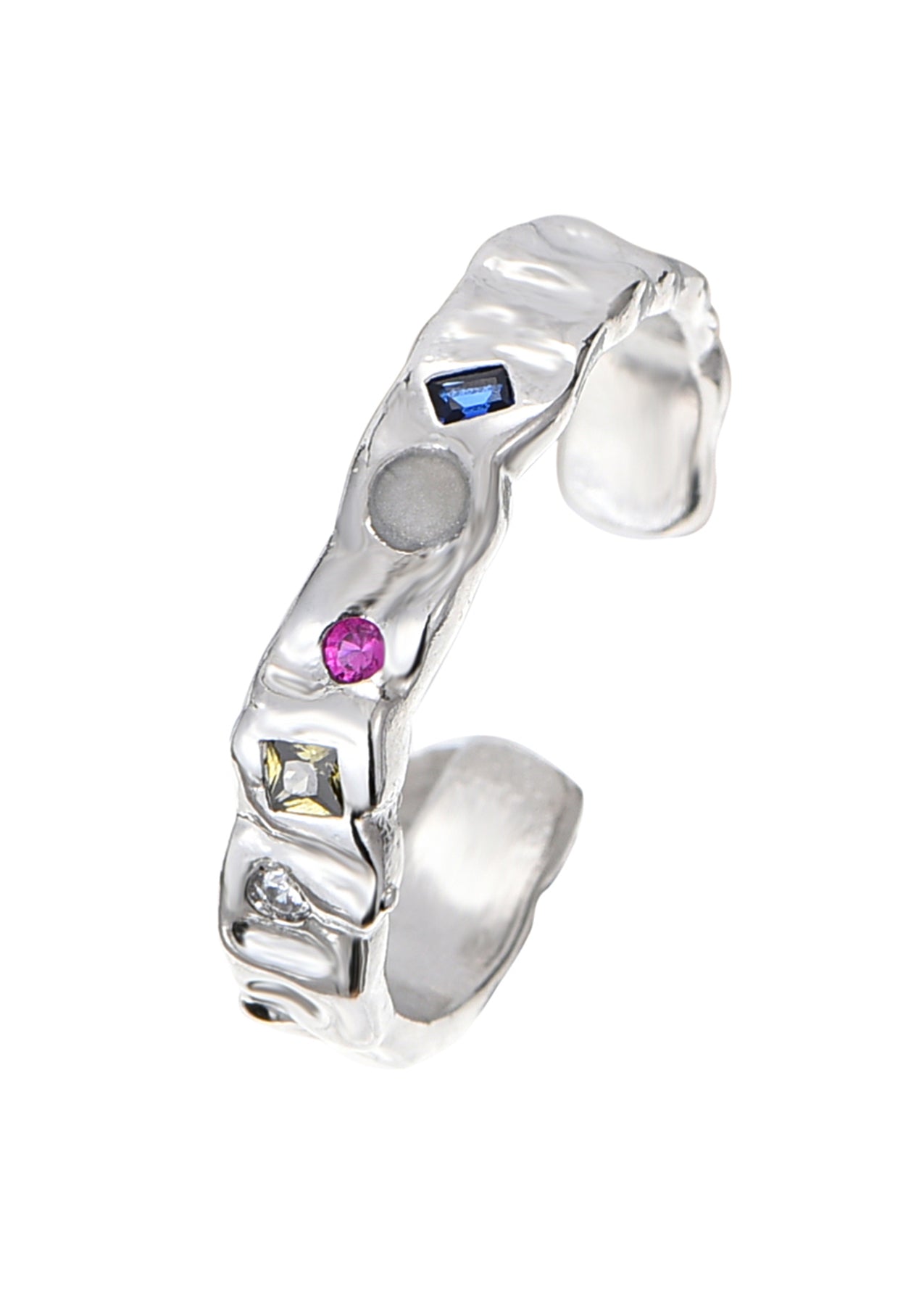 Foster Sylvers シュリンク Zarah Space Silver Rings Set – Vintage Jewelry for Women