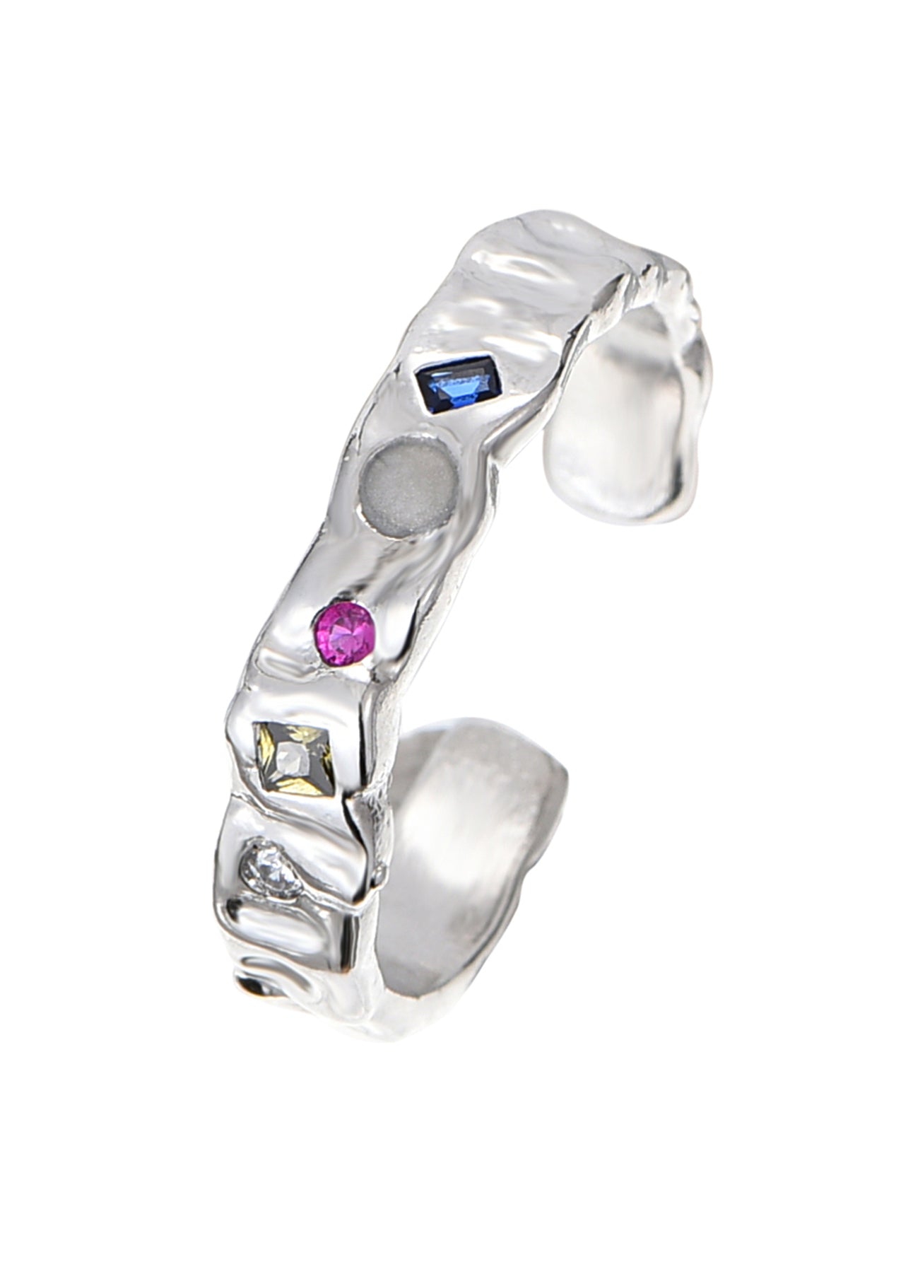 Zarah Space Silver Rings Set