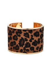 Leopard Chunky Golden Bracelet