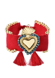 Sacre Coeur Ardent Heart Red Bracelet