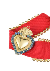 Sacre Coeur Ardent Heart Red Bracelet