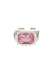 Blissful Seraphim - Rose Thorn Ring in Silver