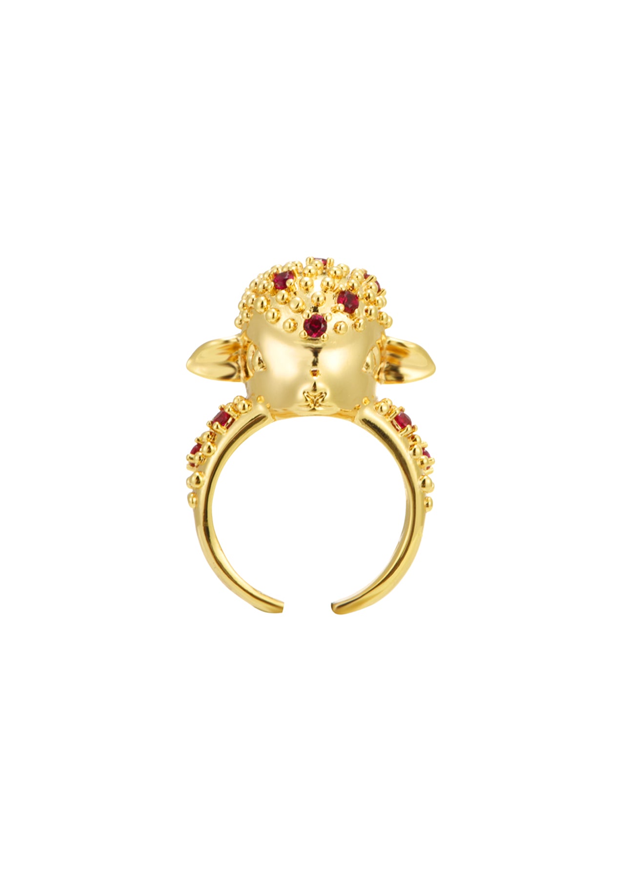 Blissful Seraphim - Gentle Lamb Ring in Silver