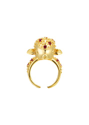 Blissful Seraphim - Gentle Lamb Ring in Silver
