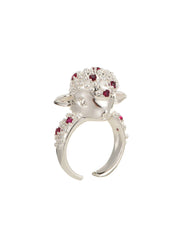 Blissful Seraphim - Gentle Lamb Ring in Silver