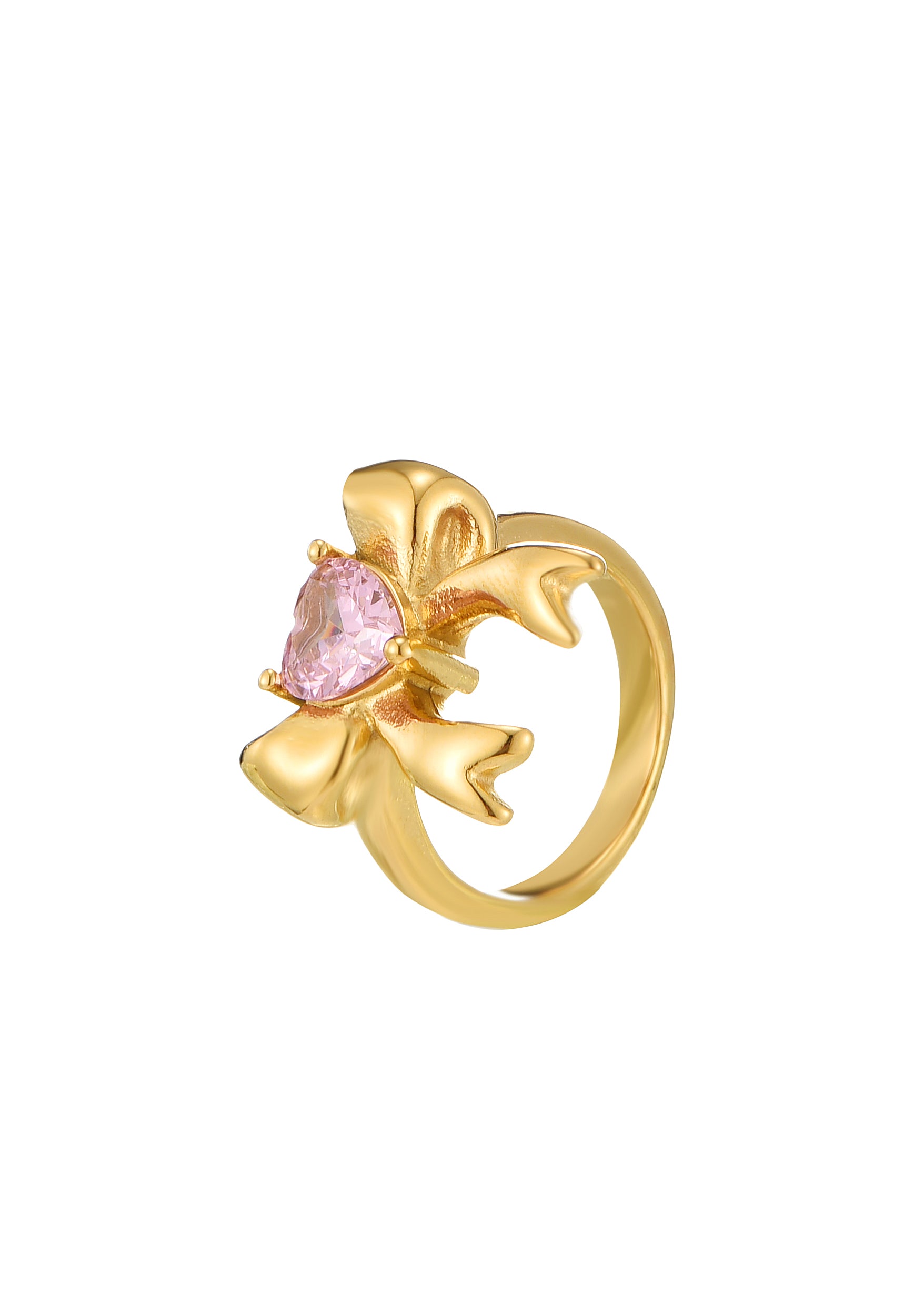 Jinn Bow Pink Golden Ring