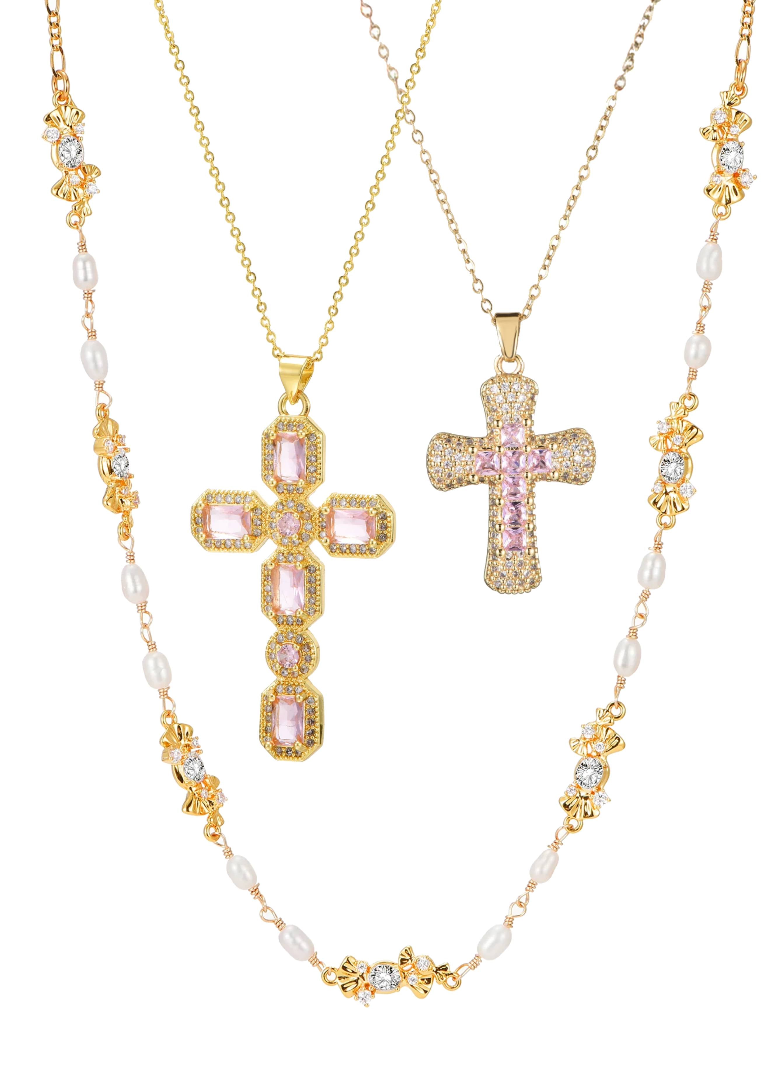 Scarlett & Fabrice Pink Golden Set