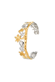 Tropical Golden Silver Bracelet