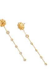 Sam Long Earrings - Sun
