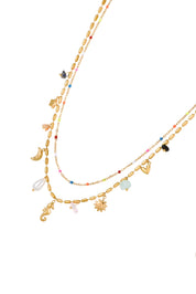 Sid Seahorse Double Layer Neckalce