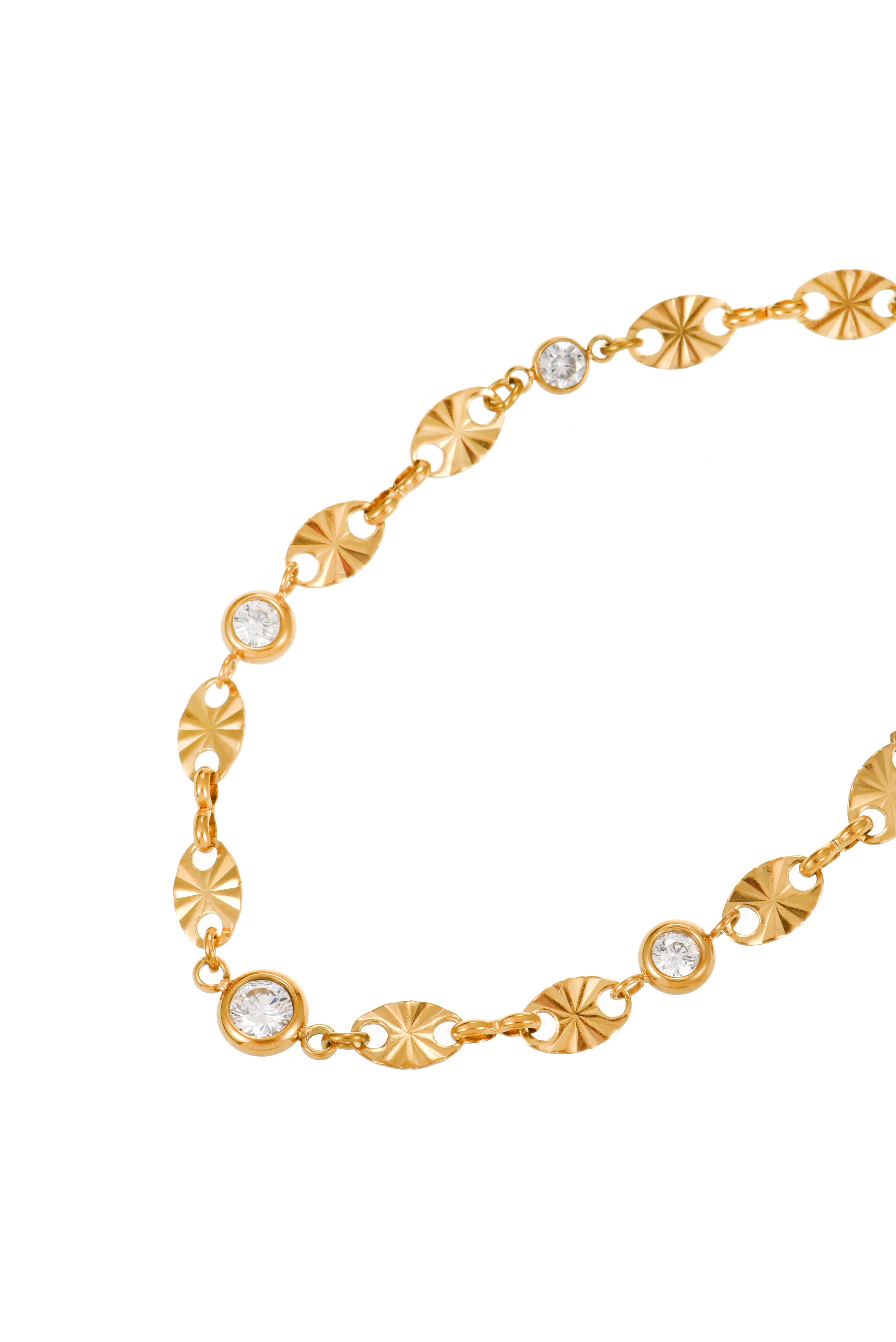 Amelie Glittering Golden Bracelets Collection - VIII
