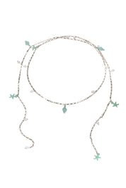 Seashell Double Layer Long Chain Necklace