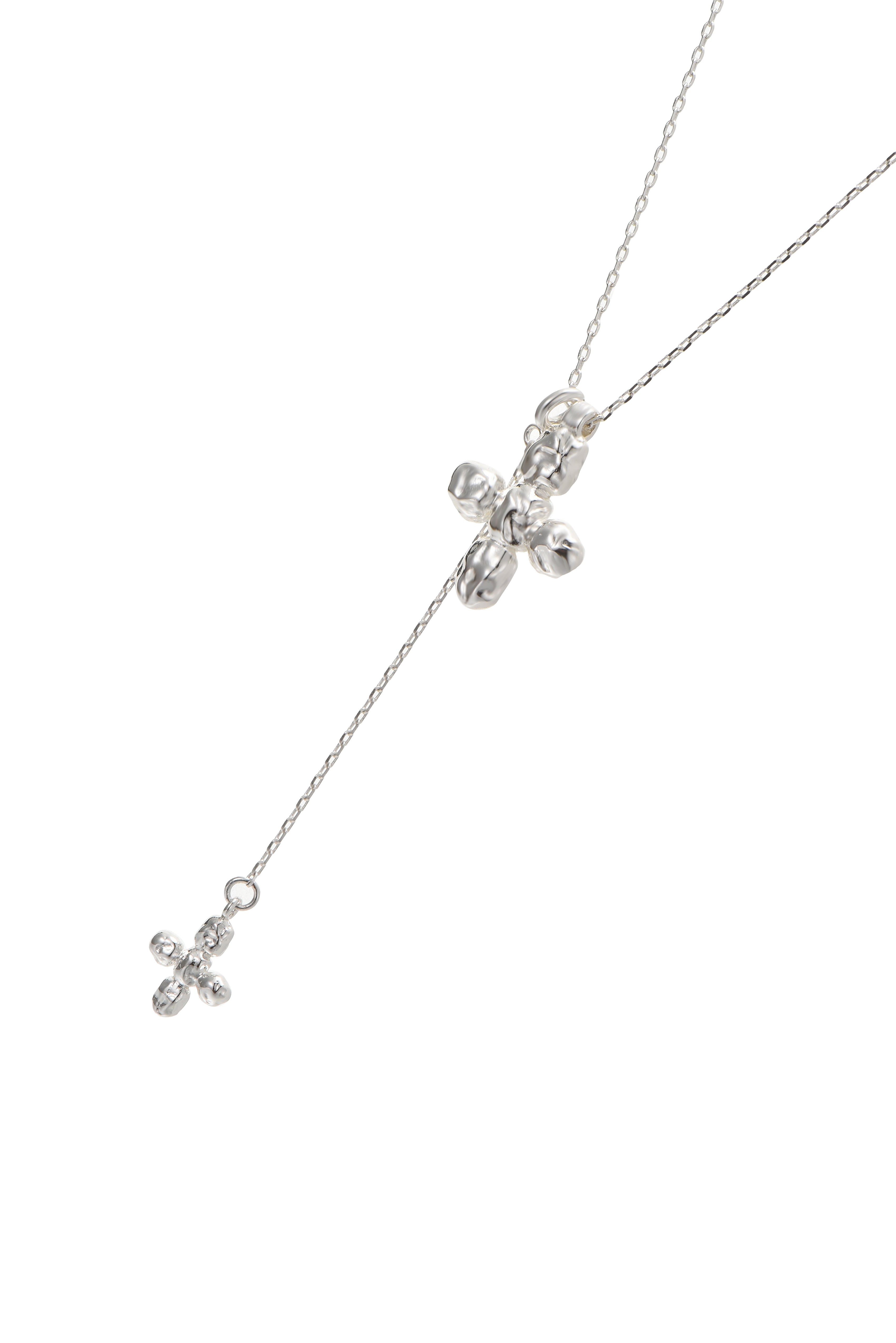 Nicole Cross Long Chain Necklace