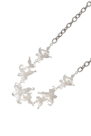 Iris Silver Choker Necklace