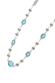 Guilia Silver Choker Necklace