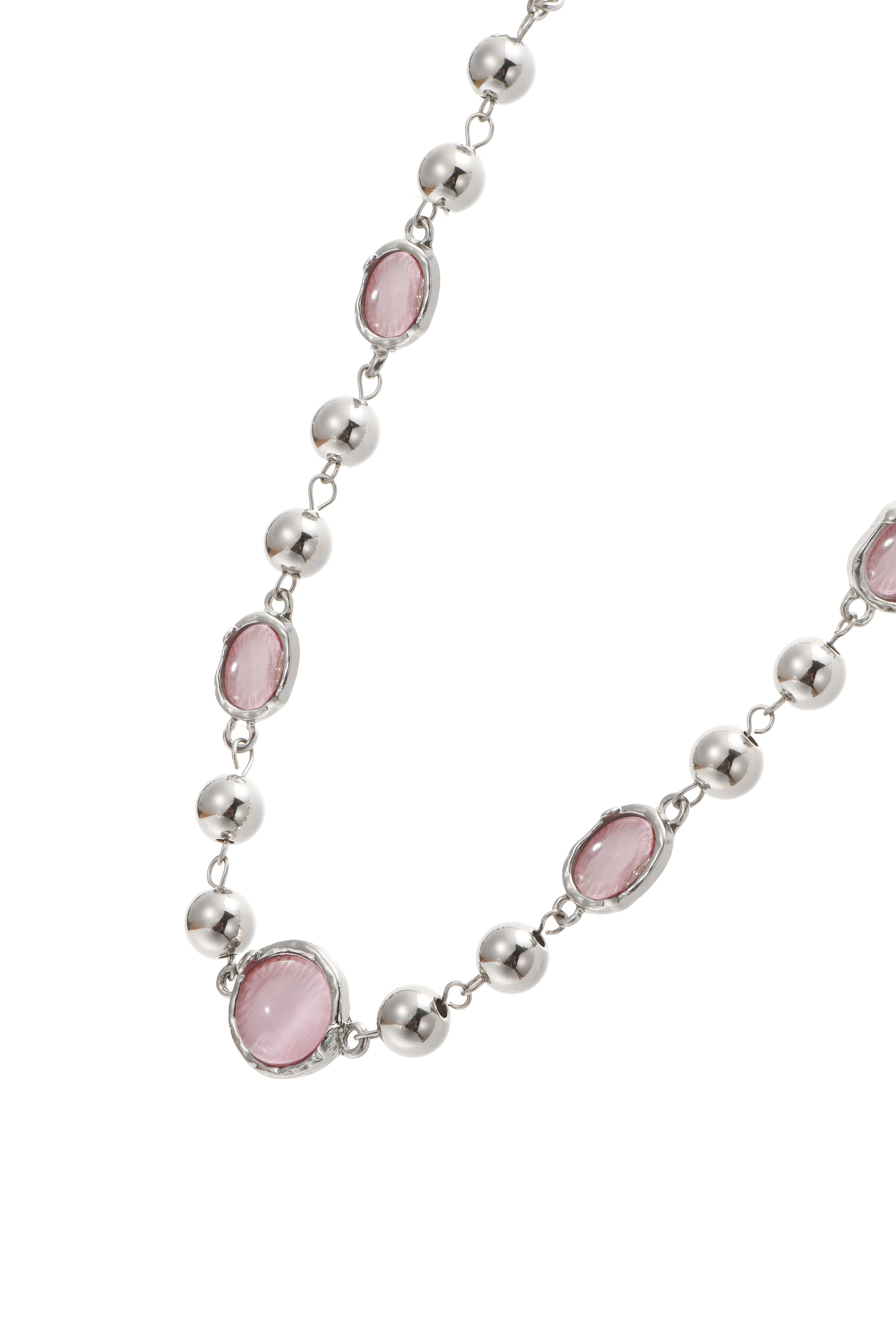 Guilia Silver Choker Necklace