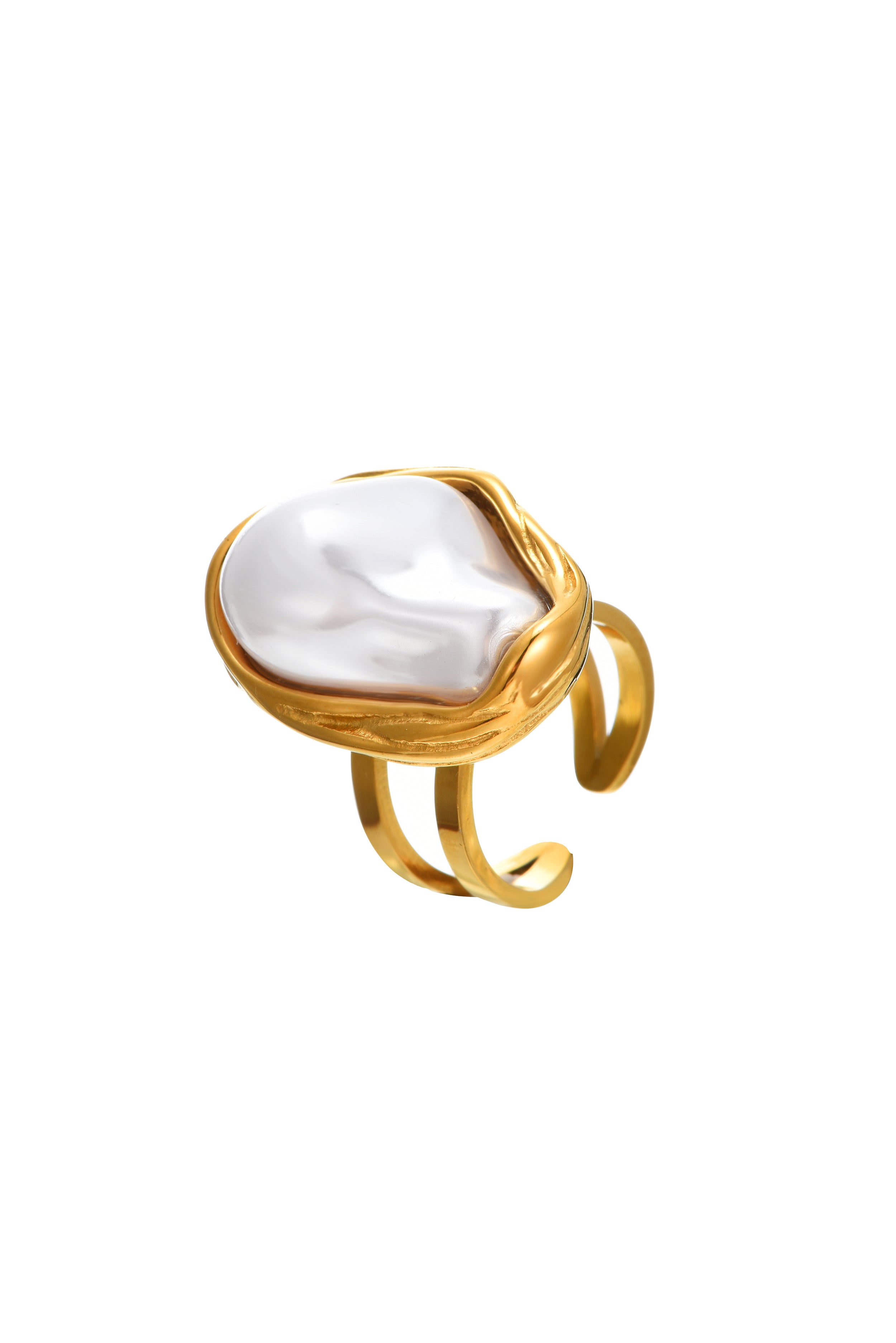 Tina Pearl Golden Ring
