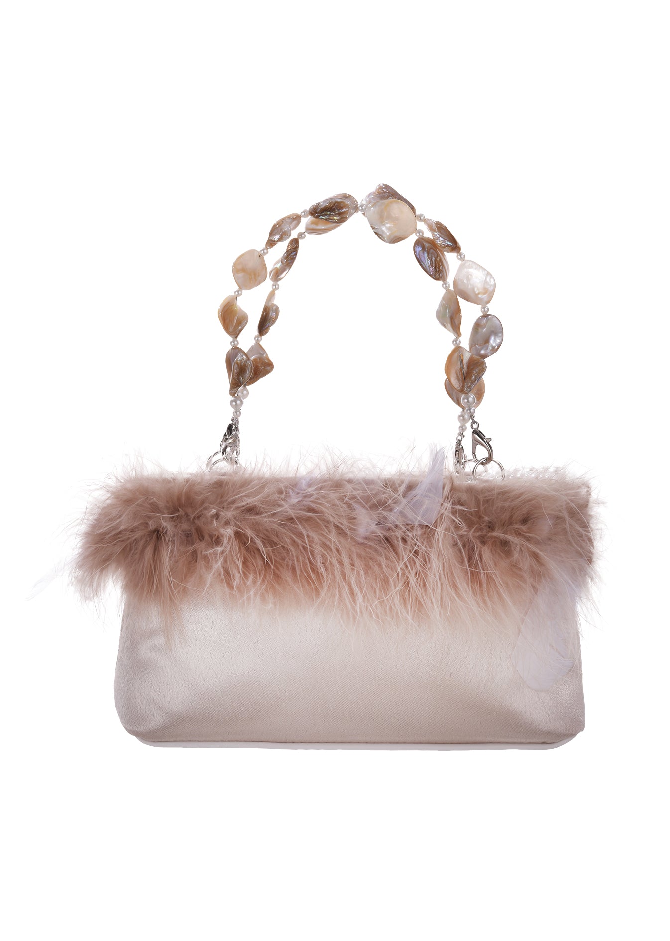 BELLA Feather Shell Handbag