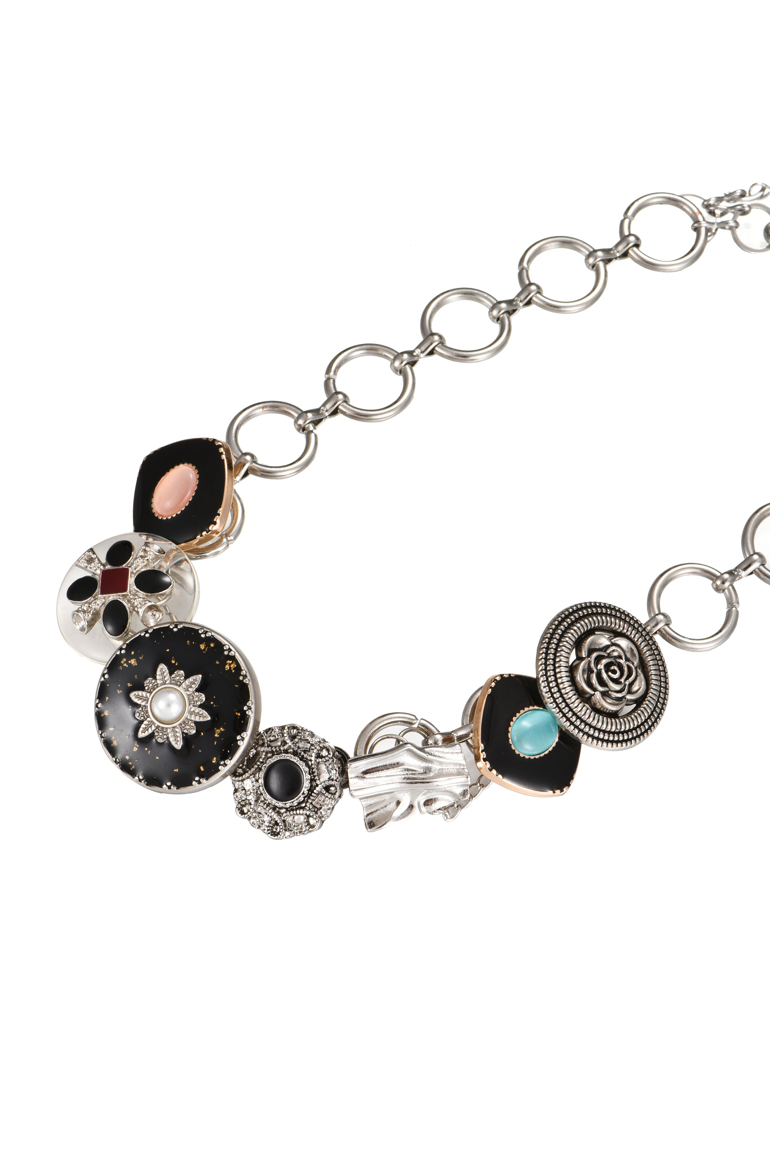 Veronique Button Choker Necklace